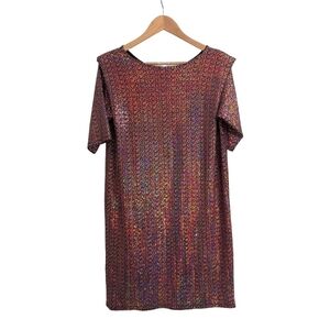 Rainbow Sequin Mini Dress